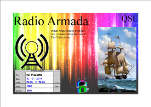 Radio Armada - QSL-card